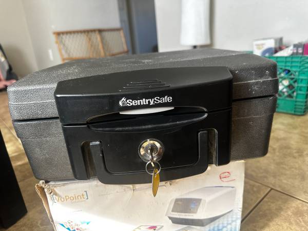 Safe with key 1