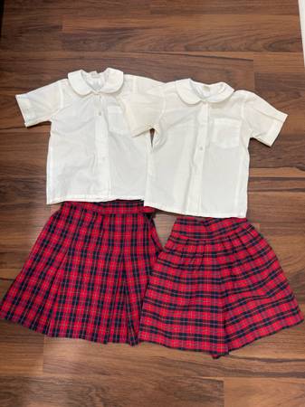 Girls school clothes uniform 1