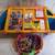 Kid Crayon Table + Bag with Crayons + Lion air Stool 13 thumbnail