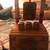 Mid-century Russian bread box hand carved Folkart 10 lot 2 thumbnail