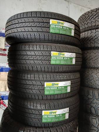4 New Tires Installed/ 4 Llantas Nuevas Instaladas 235/65/18 TBB Tires 1