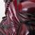 Buddha Sitting Laughing Happy Good Luck Fortune Heavy Red Resin Statue 9 thumbnail