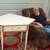 CORNER TABLE DESK VANITY Vintage BASIC WITZ Furniture MCM Antique 16 thumbnail