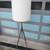 High end like New West Elm Polished Nickel Adjustable Metal Floor Lamp 2 thumbnail
