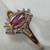 NEW 14K Gold Ruby and Diamond Ring 1 thumbnail
