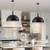 PAIR OF BLACK COPPER 2FT. MODERN FARMHOUSENPENDANTS - ALLNEW 1 thumbnail