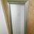 Tall Silver Colored Mirror with Wood Frame and Decorative Design 2 thumbnail