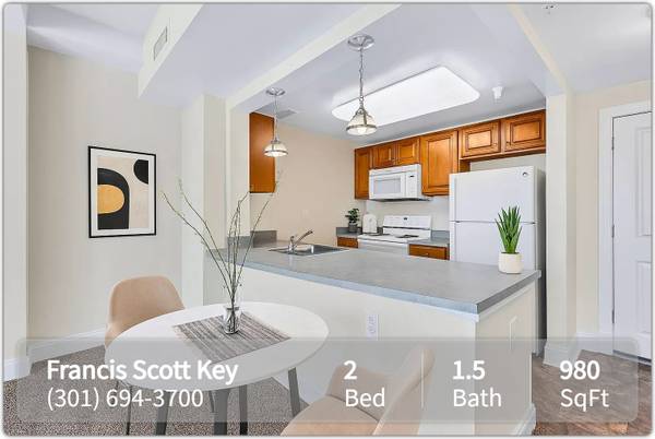 Dreams have an address: Dive into our 2 BR, 1.5 BA, 980 Sq Ft! 1