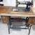 "WHITE/SINGER" Rotary Treadle Sewing Machine 1 thumbnail