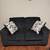 TWO-SEATER NAVY SOFA 1 thumbnail