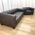 Bernhardt Paxton Tufted Leather Chesterfield Sofa and Chair Set 4 thumbnail