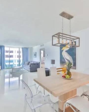 $3,600 / 1br - 920ft2 - Tastefully furnished 1/1.5 ocean front condo for rent* (hollywood beach)63825138896385124