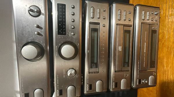 Denon compact audio stereo system - 5 piece 1