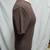 Izod Lacoste Vintage Brown Crew-Neck Short Sleeve Sweater - Size L 3 thumbnail