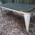 MCM Deco Style Super Strong Metal Wood Bench Chair Kitchen Deck Porch 4 thumbnail