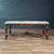 Antique Ornately Carved Italian Baroque Style Walnut Bench w/ Claw Fee 3 thumbnail
