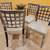 SET OF 4, LUXURY CALLIGARIS (ITALY), DOUBLE COVER DINING ROOM CHAIRS 3 thumbnail
