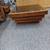 !!! SOLID OAK TABLE with MIRROR TOP !!! 5 thumbnail