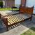 Vintage 60’s Full Size Maple Decorative Platform Bed 2 thumbnail