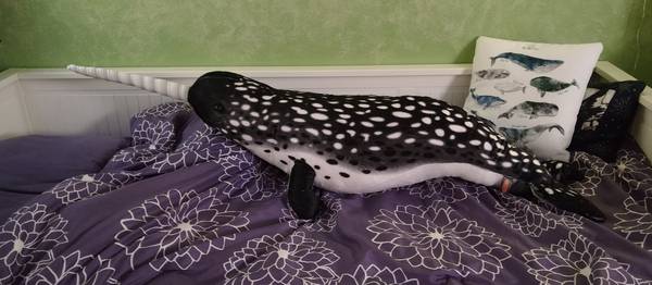Giant Plush Narwhal 1
