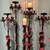 Floor Candleholders Candelabras, set of 8! Gothic Wedding, Halloween, Event deco 2 thumbnail