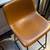 Modern Brown Bar Stool with Backrest 4 thumbnail