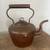 Rare Vintage Solid Copper Tea Pot with Finger Loop Lid 2 thumbnail
