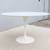 Mid-Century Eero Saarinen for Knoll 47" Round White Tulip Dining Table 12 thumbnail