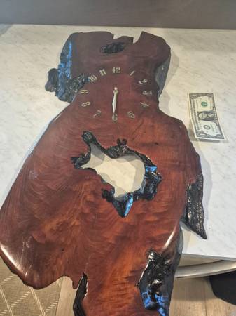 Redwood wall clock 1