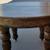 Unusual Antique 45" Round Quarter Sawn Oak Table With 2 9"leaves 9 thumbnail