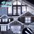 LIKE NEW 66ft 520 LED Icicle Christmas Lights Outdoor Plug in String 4 thumbnail
