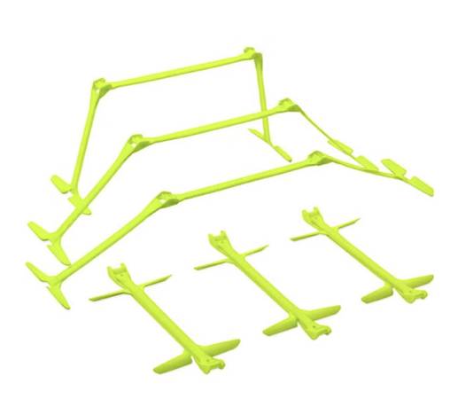 QuickPlay Adjustable Speed Hurdles Set (6 Pack) – 3 Height Training 1