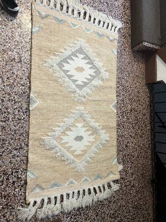 Free Rug! 3 x 6 ft, Jute, Colorful 1