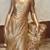 The House of Albarran French Golden Lady Statue Lamp 3 thumbnail