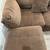 Brown Microfiber Sectional Sofa with Ottoman 4 thumbnail