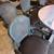 French Country Round Pedestal Dining Set Table & 4 Cane-Back Armchairs 7 thumbnail