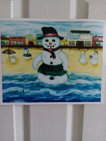 Print- Snowman pier 1