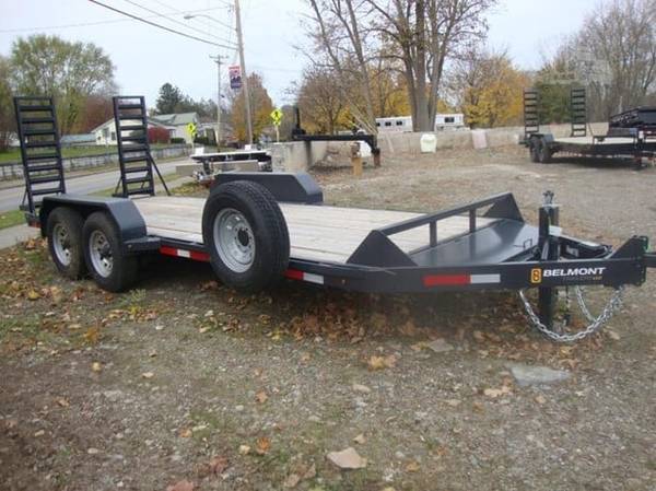 2023 Blemont Open skid steer trailer #8434 1