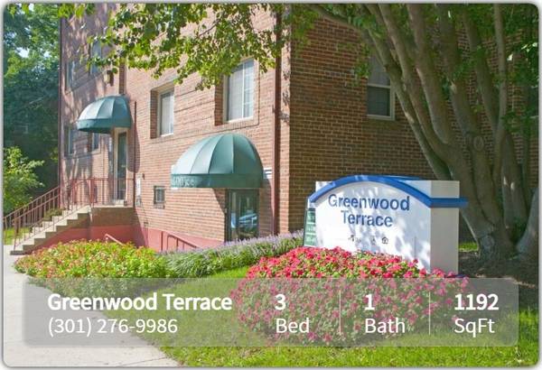 $2,296 / 3br - 1192ft2 - Come home and relax in our beautiful garden-style 3 bed, 1 bath! (Takoma Park)64040027812097120