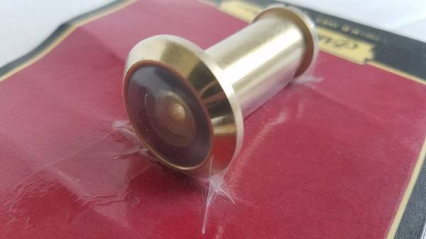 Ives Solid Brass Wide Angle Door Viewer 1