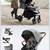 Tinyiota Baby Stroller, Infant Stroller with Large UPF 50+ Canopy (Gray) 7 thumbnail