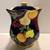 Biscotti Cookie Jar Hand Painted for Nonni's Dark Blue Fruit Ceramic 6 thumbnail