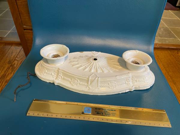 Antique Flush Mount Ceiling Light Pan 1