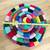 Colorful Crocheted Spiral Textile Art 3 thumbnail