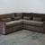 Ella Corner Sectional in Brown Chenille 1 thumbnail