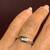 White Gold Ring (Size 5) with 3 Natural Diamonds Stones 7 thumbnail