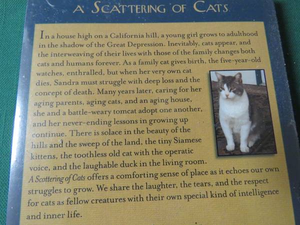 NUEVO LIBRO DE TAPA BLANDA "UNA DISPERSIÓN DE GATOS" POR SANDRA BOZARTH - $8 (fairfield / vacaville)63471321289473122