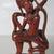 Dancing Apsara Celestial Female Spirit Hand Crafted Wood Statue 10" 3 thumbnail