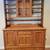 Dining Room Buffet with Lighted Open Hutch - 2-Piece Set - Solid Oak 1 thumbnail