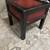 Red and Black Wood Table or Stool Bench 2 thumbnail